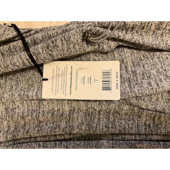 Women's Gray Heather Sleeveless Long Cardigan Duster Vest Open Front - Picture 4 of 4